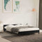 vidaXL - Bedframe - zonder - matras - 140x190 - cm - fluweel - zwart