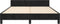 vidaXL - Bedframe - zonder - matras - 140x190 - cm - fluweel - zwart