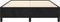 vidaXL - Bedframe - zonder - matras - 140x190 - cm - fluweel - zwart