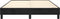 vidaXL - Bedframe - zonder - matras - 140x190 - cm - fluweel - zwart