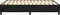 vidaXL - Bedframe - zonder - matras - 140x190 - cm - fluweel - zwart