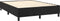 vidaXL - Bedframe - zonder - matras - 140x190 - cm - fluweel - zwart