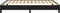 vidaXL - Bedframe - zonder - matras - 140x190 - cm - fluweel - zwart
