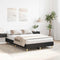 vidaXL - Bedframe - zonder - matras - 140x190 - cm - spaanplaat - zwart