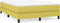 vidaXL - Bedframe - zonder - matras - 140x190 - cm - stof - groen