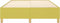 vidaXL - Bedframe - zonder - matras - 140x190 - cm - stof - groen