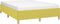 vidaXL - Bedframe - zonder - matras - 140x190 - cm - stof - groen