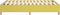 vidaXL - Bedframe - zonder - matras - 140x190 - cm - stof - groen