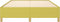 vidaXL - Bedframe - zonder - matras - 140x190 - cm - stof - groen