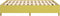 vidaXL - Bedframe - zonder - matras - 140x190 - cm - stof - groen