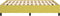 vidaXL - Bedframe - zonder - matras - 140x190 - cm - stof - groen