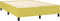 vidaXL - Bedframe - zonder - matras - 140x190 - cm - stof - groen