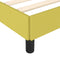 vidaXL - Bedframe - zonder - matras - 140x190 - cm - stof - groen