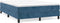 vidaXL - Bedframe - zonder - matras - 140x200 - cm - fluweel - donkerblauw