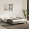 vidaXL - Bedframe - zonder - matras - 140x200 - cm - fluweel - lichtgrijs