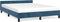 vidaXL - Bedframe - zonder - matras - 140x200 - cm - fluweel - donkerblauw