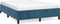 vidaXL - Bedframe - zonder - matras - 140x200 - cm - fluweel - donkerblauw