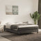 vidaXL - Bedframe - zonder - matras - 140x200 - cm - fluweel - donkergrijs