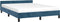 vidaXL - Bedframe - zonder - matras - 140x200 - cm - fluweel - donkerblauw