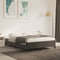 vidaXL - Bedframe - zonder - matras - 140x200 - cm - fluweel - donkergrijs