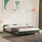 vidaXL - Bedframe - zonder - matras - 140x200 - cm - fluweel - donkergroen