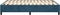 vidaXL - Bedframe - zonder - matras - 140x200 - cm - fluweel - donkerblauw