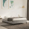 vidaXL - Bedframe - zonder - matras - 140x200 - cm - fluweel - lichtgrijs