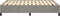 vidaXL - Bedframe - zonder - matras - 140x200 - cm - fluweel - lichtgrijs