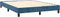 vidaXL - Bedframe - zonder - matras - 140x200 - cm - fluweel - donkerblauw