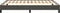 vidaXL - Bedframe - zonder - matras - 140x200 - cm - fluweel - donkergrijs
