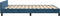 vidaXL - Bedframe - zonder - matras - 140x200 - cm - fluweel - donkerblauw