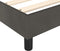 vidaXL - Bedframe - zonder - matras - 140x200 - cm - fluweel - donkergrijs