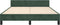 vidaXL - Bedframe - zonder - matras - 140x200 - cm - fluweel - donkergroen