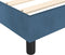 vidaXL - Bedframe - zonder - matras - 140x200 - cm - fluweel - donkerblauw