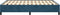 vidaXL - Bedframe - zonder - matras - 140x200 - cm - fluweel - donkerblauw
