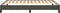 vidaXL - Bedframe - zonder - matras - 140x200 - cm - fluweel - donkergrijs