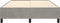 vidaXL - Bedframe - zonder - matras - 140x200 - cm - fluweel - lichtgrijs