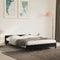 vidaXL - Bedframe - zonder - matras - 140x200 - cm - fluweel - zwart
