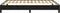 vidaXL - Bedframe - zonder - matras - 140x200 - cm - fluweel - zwart