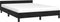 vidaXL - Bedframe - zonder - matras - 140x200 - cm - fluweel - zwart