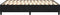 vidaXL - Bedframe - zonder - matras - 140x200 - cm - fluweel - zwart
