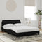 vidaXL - Bedframe - zonder - matras - 140x200 - cm - fluweel - zwart