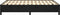 vidaXL - Bedframe - zonder - matras - 140x200 - cm - fluweel - zwart