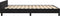 vidaXL - Bedframe - zonder - matras - 140x200 - cm - fluweel - zwart