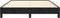 vidaXL - Bedframe - zonder - matras - 140x200 - cm - fluweel - zwart
