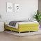 vidaXL - Bedframe - zonder - matras - 140x200 - cm - stof - groen
