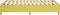 vidaXL - Bedframe - zonder - matras - 140x200 - cm - stof - groen