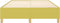 vidaXL - Bedframe - zonder - matras - 140x200 - cm - stof - groen