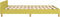 vidaXL - Bedframe - zonder - matras - 140x200 - cm - stof - groen