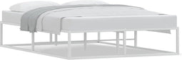 vidaXL - Bedframe - zonder - matras - 140x200 - cm - wit